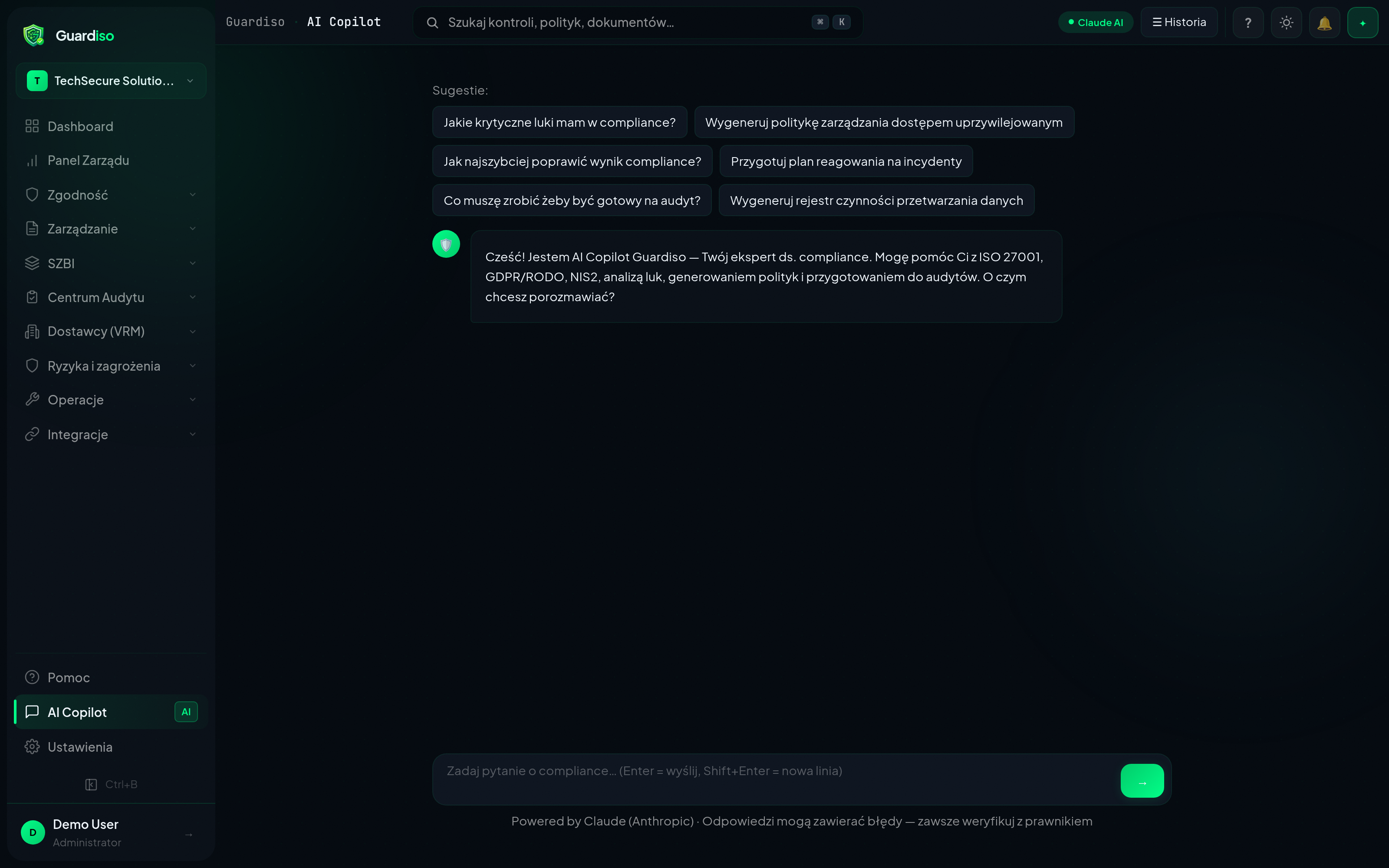 AI, który zna Twoje kontrole.